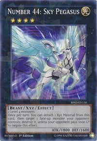 Number 44: Sky Pegasus (Shatterfoil) [BP03-EN130] Rare | Mindsight Gaming