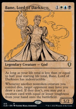 Bane, Lord of Darkness (Showcase) [Commander Legends: Battle for Baldur's Gate] | Mindsight Gaming