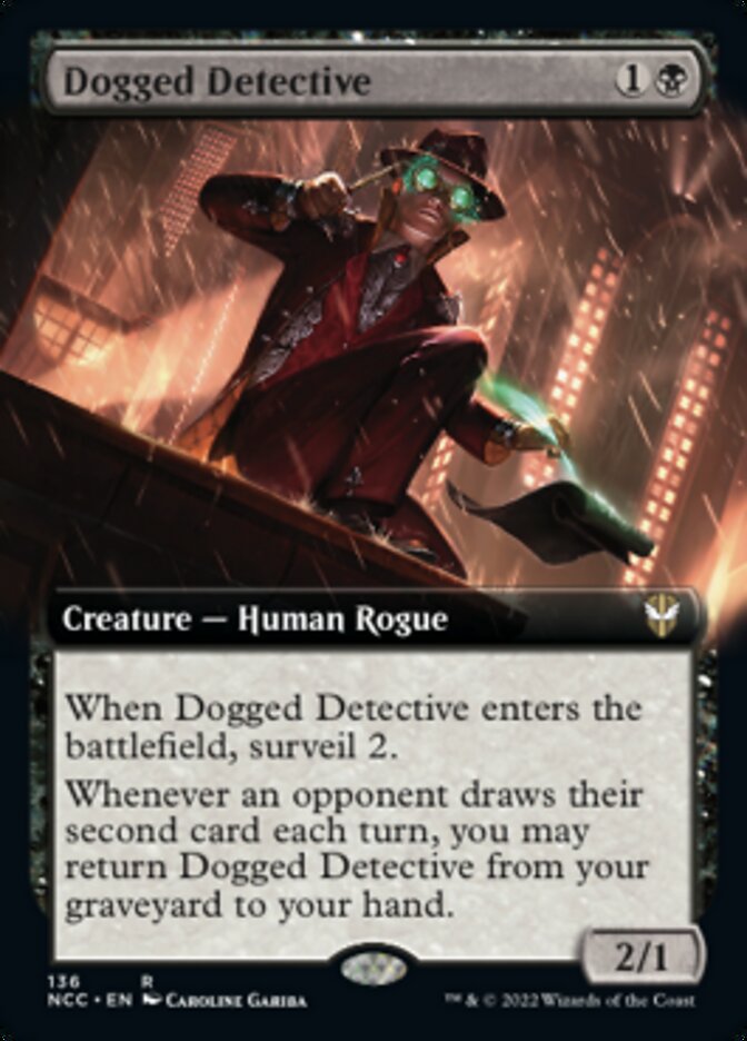 Dogged Detective (Extended Art) [Streets of New Capenna Commander] | Mindsight Gaming