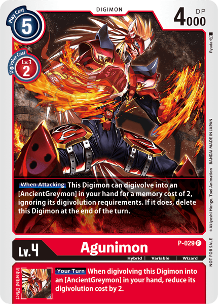 Agunimon [P-029] [Revision Pack Cards] | Mindsight Gaming