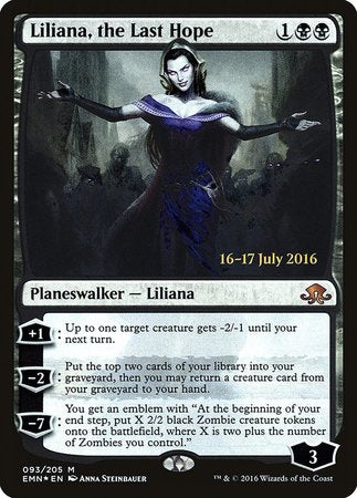 Liliana, the Last Hope [Eldritch Moon Promos] | Mindsight Gaming
