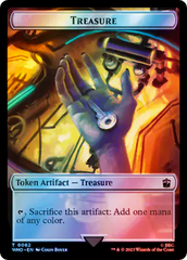 Copy // Treasure (0062) Double-Sided Token (Surge Foil) [Doctor Who Tokens] | Mindsight Gaming