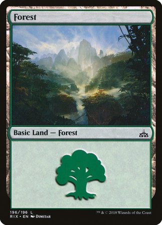 Forest [Rivals of Ixalan] | Mindsight Gaming