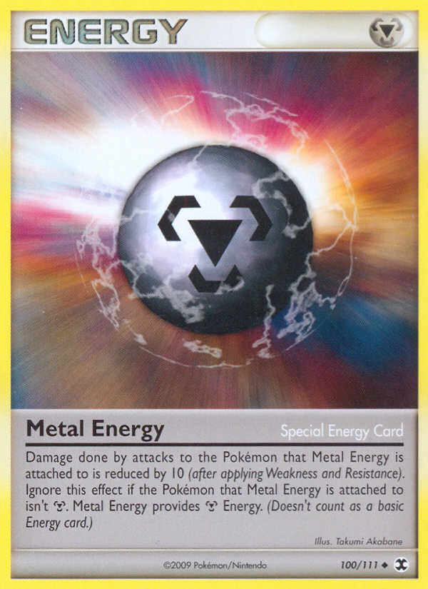 Metal Energy (100/111) [Platinum: Rising Rivals] | Mindsight Gaming