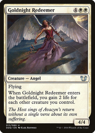 Goldnight Redeemer [Duel Decks: Blessed vs. Cursed] | Mindsight Gaming
