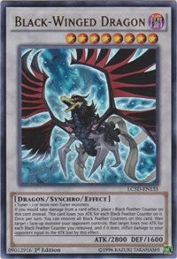 Black-Winged Dragon [LC5D-EN135] Ultra Rare | Mindsight Gaming