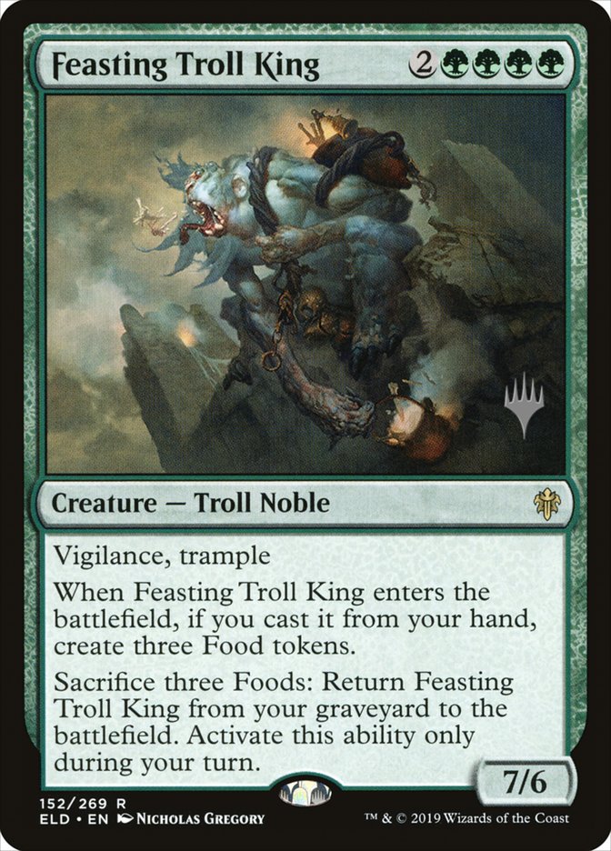 Feasting Troll King (Promo Pack) [Throne of Eldraine Promos] | Mindsight Gaming