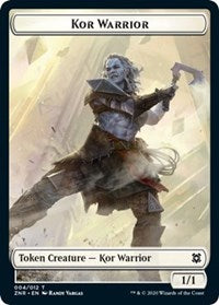 Kor Warrior // Plant Double-sided Token [Zendikar Rising Tokens] | Mindsight Gaming