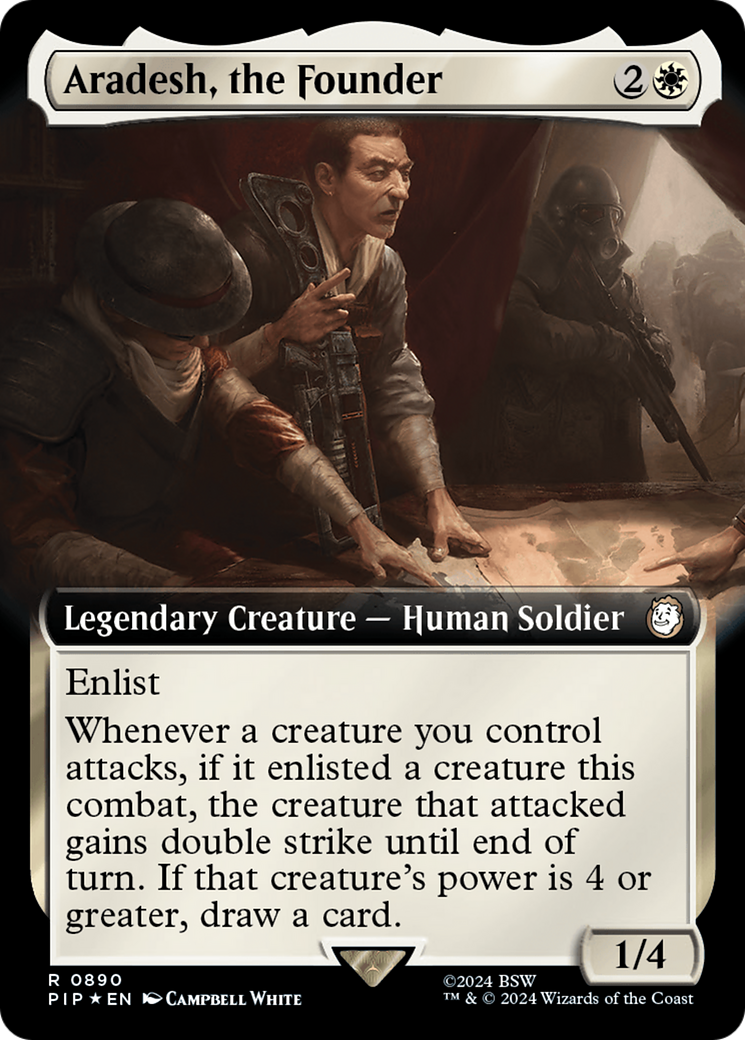 Aradesh, the Founder (Extended Art) (Surge Foil) [Fallout] | Mindsight Gaming