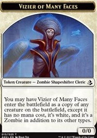Vizier of Many Faces // Zombie Token [Amonkhet Tokens] | Mindsight Gaming