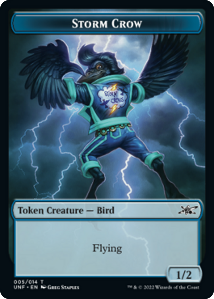 Clown Robot (003) // Storm Crow Double-sided Token [Unfinity Tokens] | Mindsight Gaming
