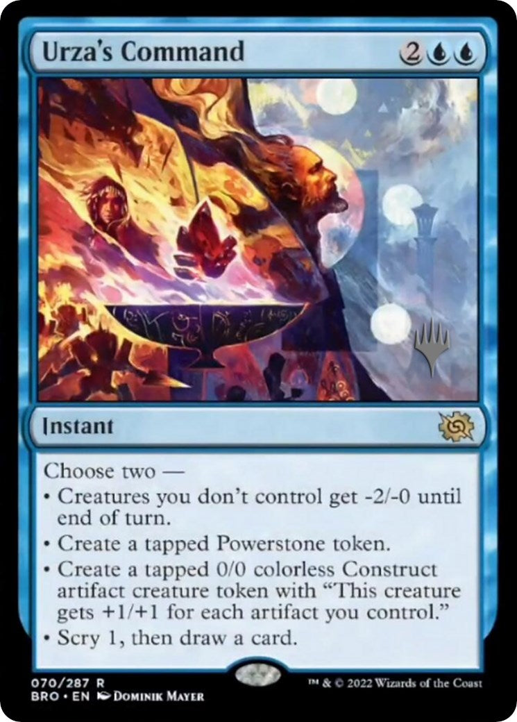 Urza's Command (Promo Pack) [The Brothers' War Promos] | Mindsight Gaming
