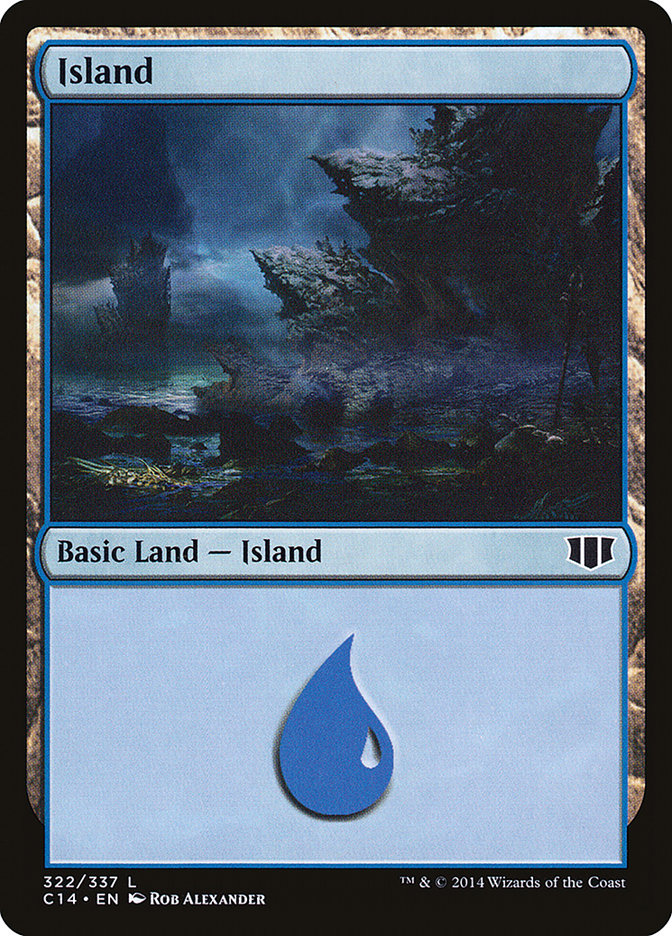 Island (322) [Commander 2014] | Mindsight Gaming