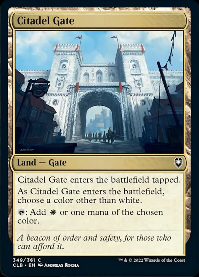 Citadel Gate [Commander Legends: Battle for Baldur's Gate] | Mindsight Gaming