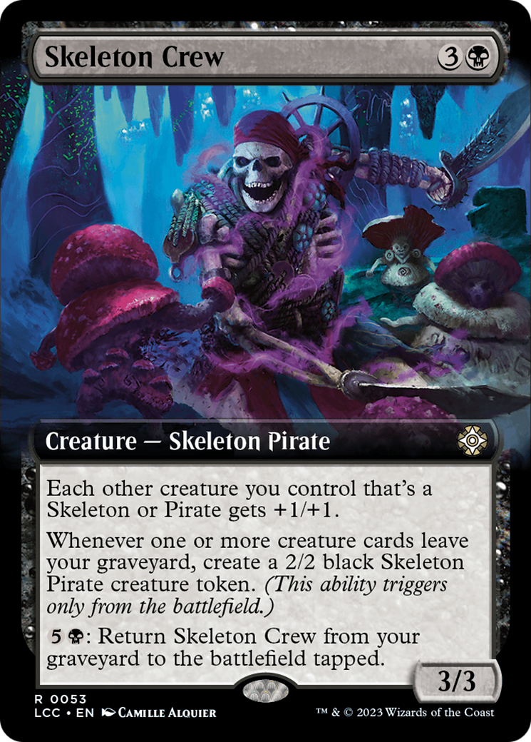 Skeleton Crew (Extended Art) [The Lost Caverns of Ixalan Commander] | Mindsight Gaming
