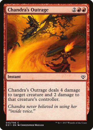 Chandra's Outrage [Archenemy: Nicol Bolas] | Mindsight Gaming