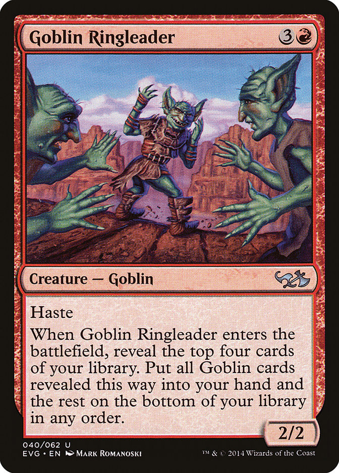 Goblin Ringleader (Elves vs. Goblins) [Duel Decks Anthology] | Mindsight Gaming