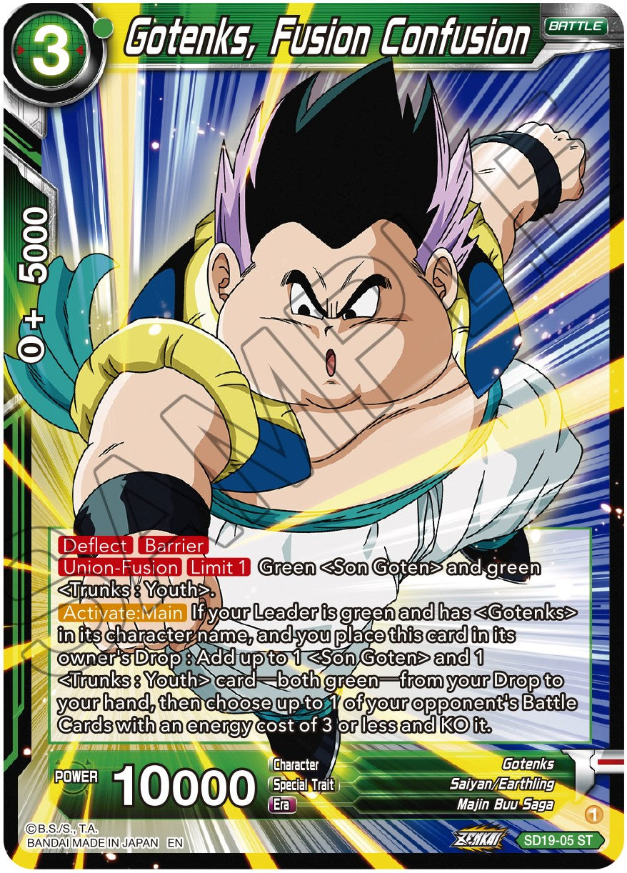 Gotenks, Fusion Confusion (SD19-05) [Dawn of the Z-Legends] | Mindsight Gaming
