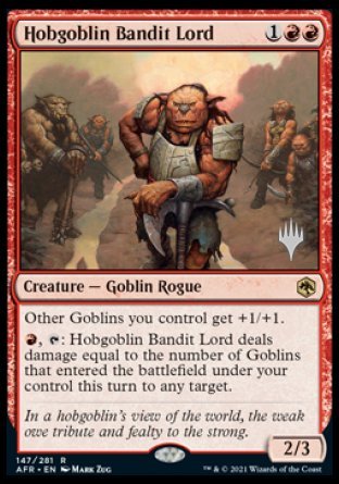 Hobgoblin Bandit Lord (Promo Pack) [Dungeons & Dragons: Adventures in the Forgotten Realms Promos] | Mindsight Gaming
