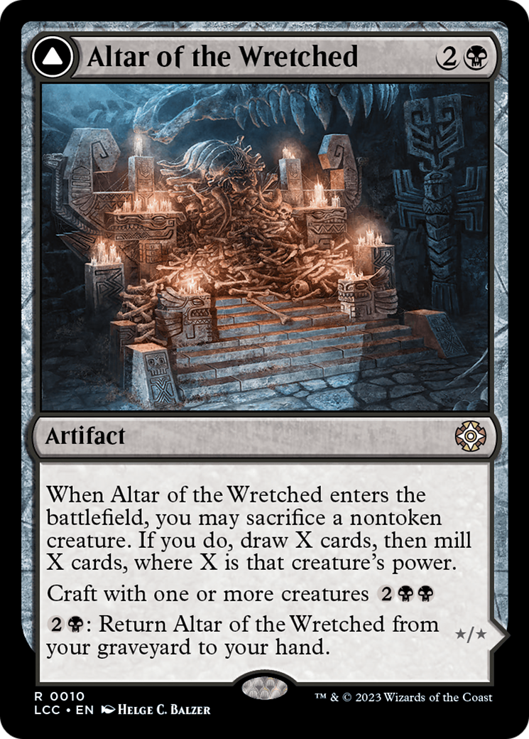Altar of the Wretched // Wretched Bonemass [The Lost Caverns of Ixalan Commander] | Mindsight Gaming