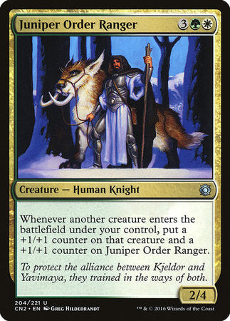 Juniper Order Ranger [Conspiracy: Take the Crown] | Mindsight Gaming