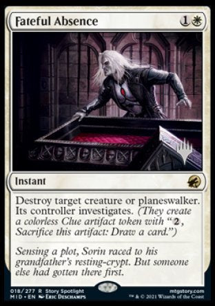 Fateful Absence (Promo Pack) [Innistrad: Midnight Hunt Promos] | Mindsight Gaming