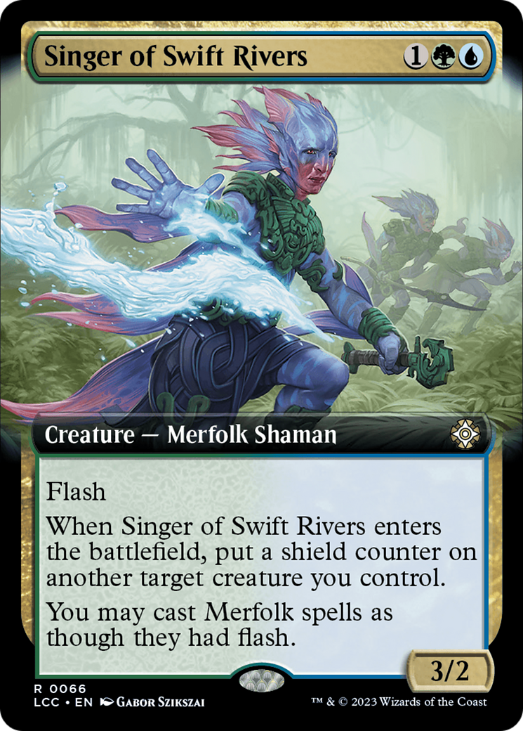 Singer of Swift Rivers (Extended Art) [The Lost Caverns of Ixalan Commander] | Mindsight Gaming