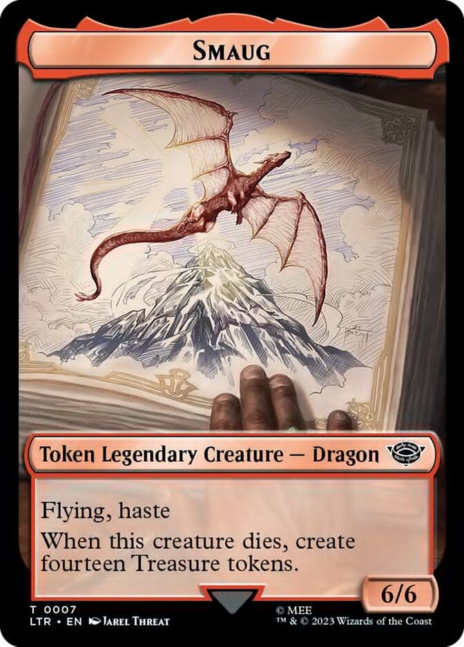 Smaug Token [The Lord of the Rings: Tales of Middle-Earth Tokens] | Mindsight Gaming
