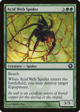 Acid Web Spider [Scars of Mirrodin] | Mindsight Gaming
