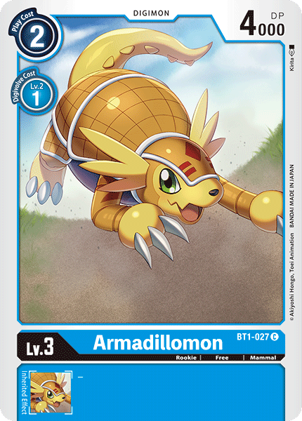 Armadillomon [BT1-027] [Release Special Booster Ver.1.0] | Mindsight Gaming