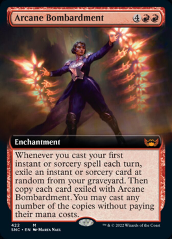 Arcane Bombardment (Extended Art) [Streets of New Capenna] | Mindsight Gaming