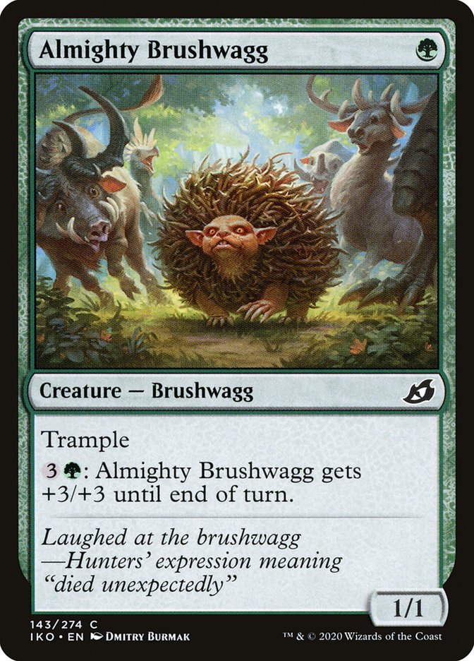 Almighty Brushwagg [Ikoria: Lair of Behemoths] | Mindsight Gaming