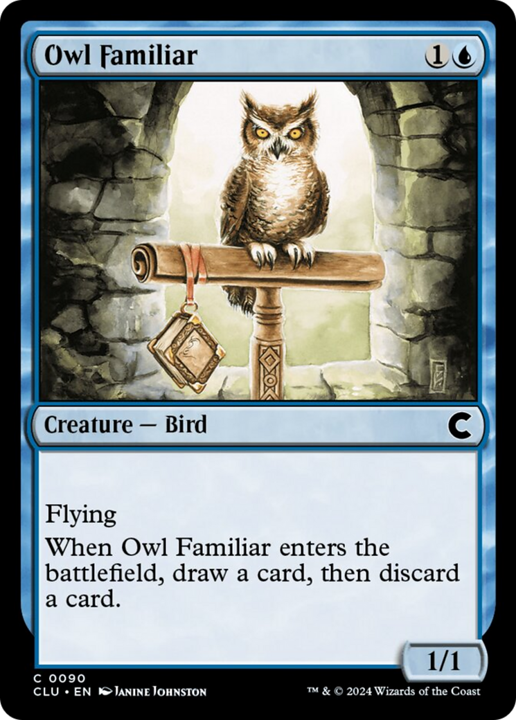 Owl Familiar [Ravnica: Clue Edition] | Mindsight Gaming