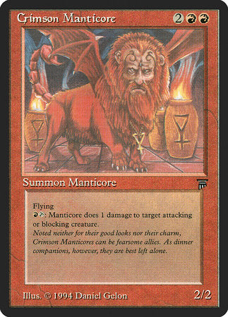 Crimson Manticore [Legends] | Mindsight Gaming