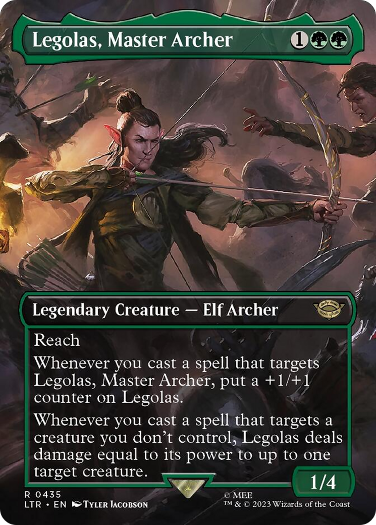 Legolas, Master Archer (Borderless Alternate Art) [The Lord of the Rings: Tales of Middle-Earth] | Mindsight Gaming