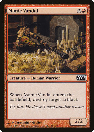 Manic Vandal [Magic 2012] | Mindsight Gaming
