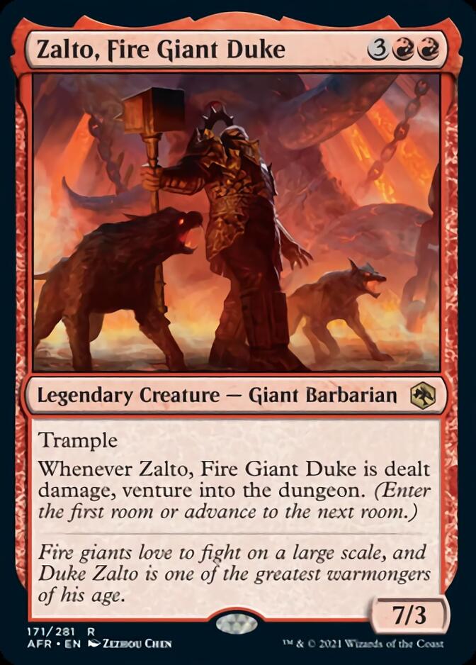 Zalto, Fire Giant Duke [Dungeons & Dragons: Adventures in the Forgotten Realms] | Mindsight Gaming