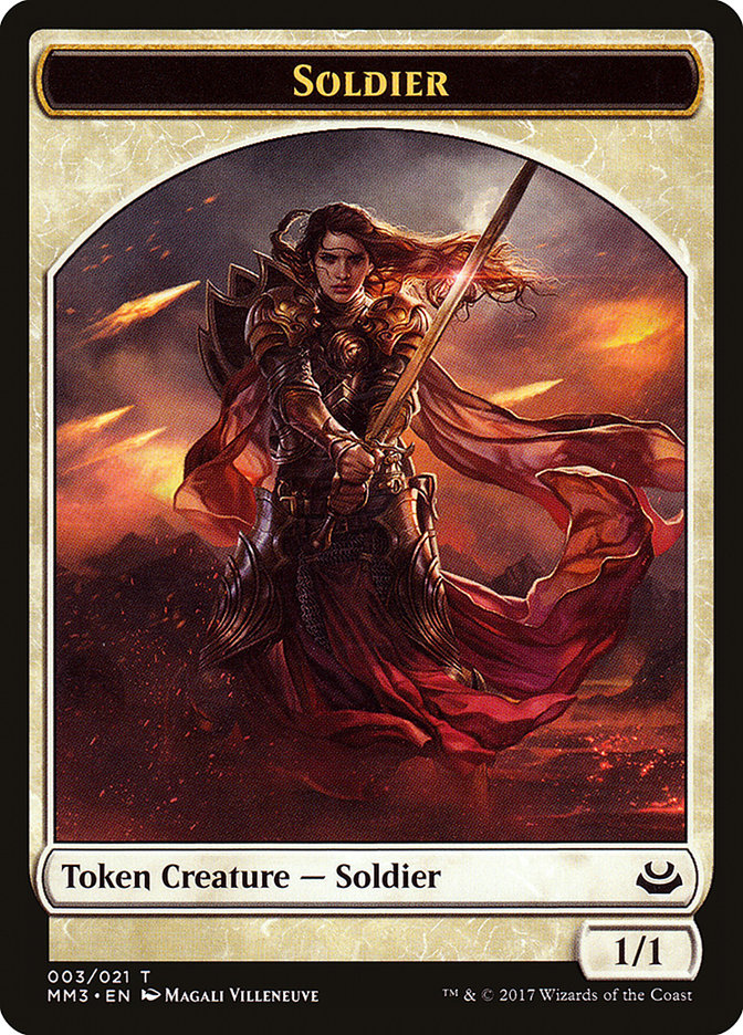 Soldier (003/021) [Modern Masters 2017 Tokens] | Mindsight Gaming