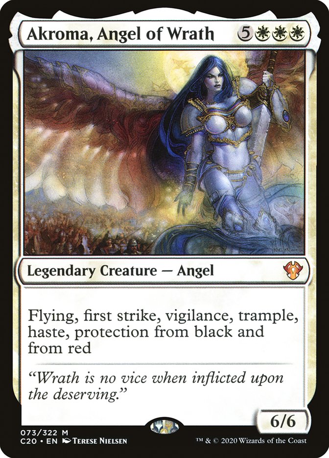 Akroma, Angel of Wrath [Commander 2020] | Mindsight Gaming