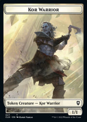 Kor Warrior // Shapeshifter (023) Double-sided Token [Commander Legends: Battle for Baldur's Gate Tokens] | Mindsight Gaming