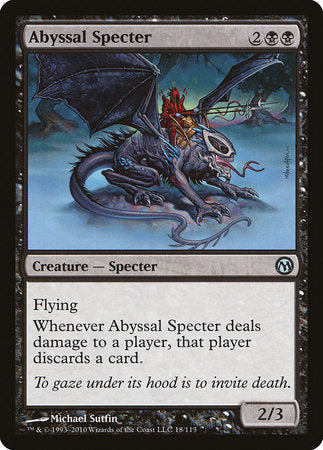 Abyssal Specter [Duels of the Planeswalkers] | Mindsight Gaming