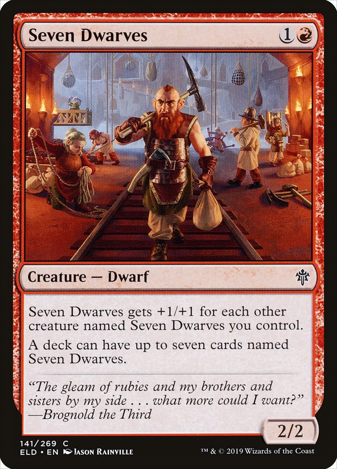 Seven Dwarves [Throne of Eldraine] | Mindsight Gaming