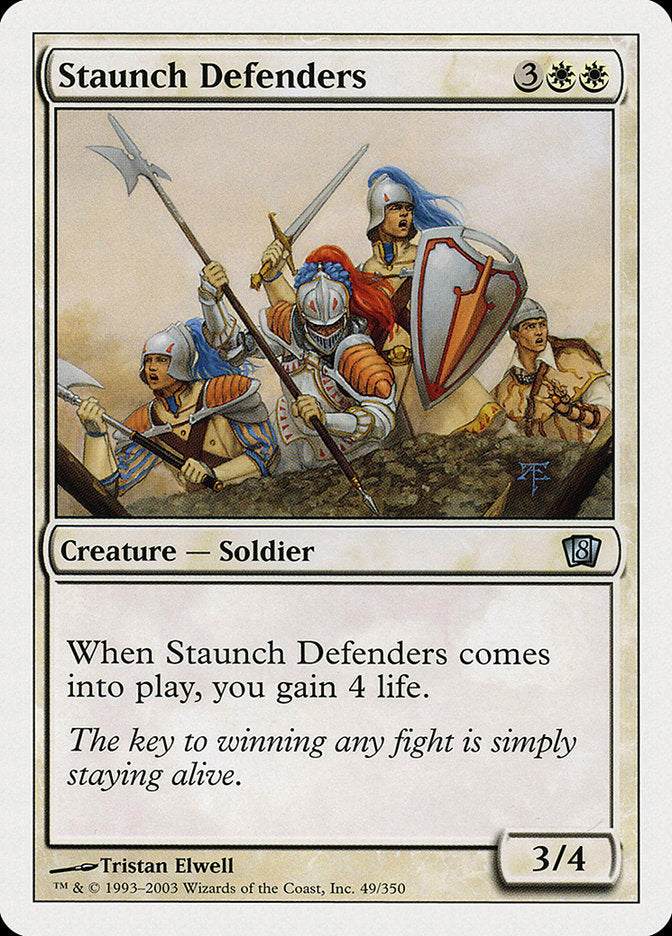 Staunch Defenders [Eighth Edition] | Mindsight Gaming