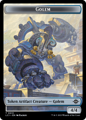 Treasure (0002) // Golem Double-Sided Token [Jurassic World Collection Tokens] | Mindsight Gaming