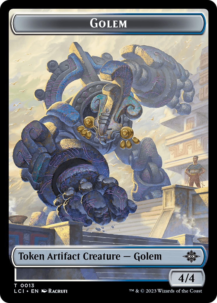 Map // Golem Double-Sided Token [The Lost Caverns of Ixalan Tokens] | Mindsight Gaming