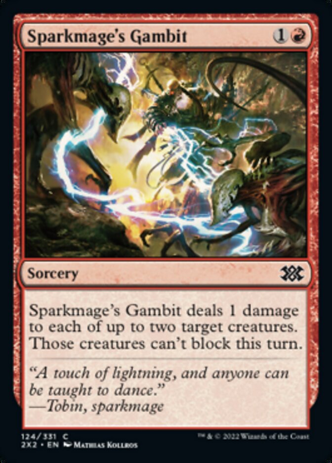 Sparkmage's Gambit [Double Masters 2022] | Mindsight Gaming