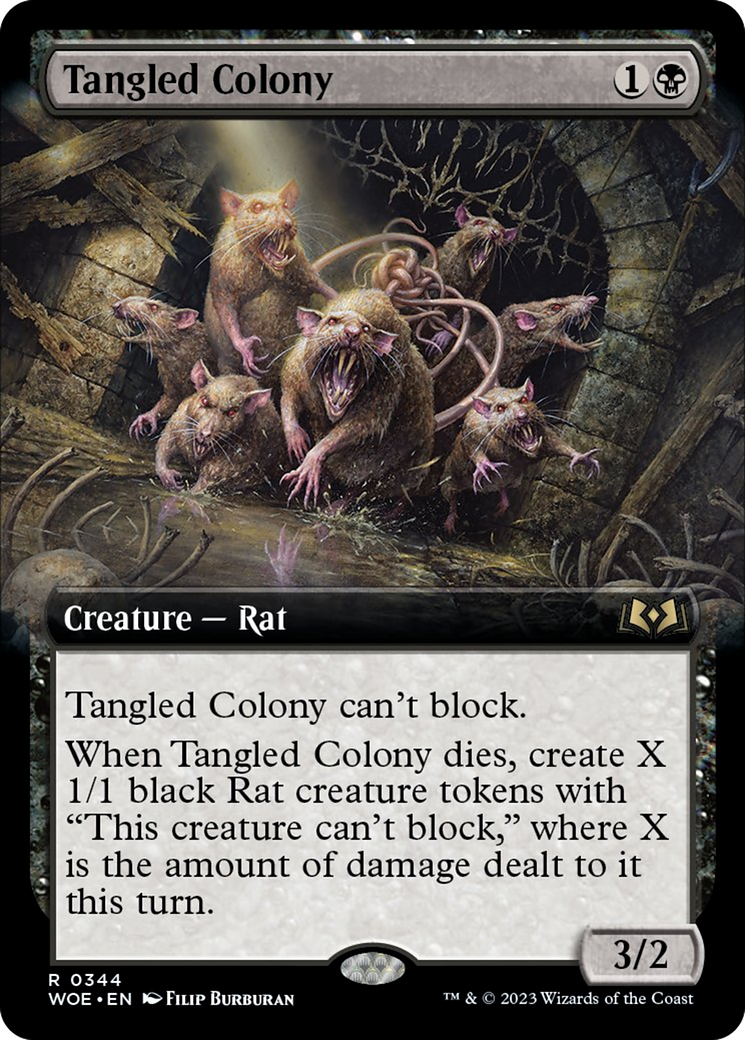 Tangled Colony (Extended Art) [Wilds of Eldraine] | Mindsight Gaming