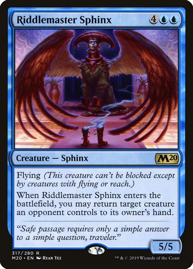 Riddlemaster Sphinx [Core Set 2020] | Mindsight Gaming