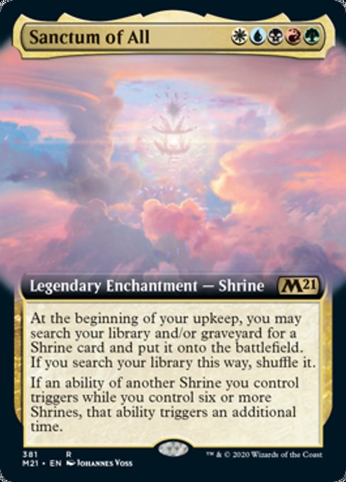 Sanctum of All (Extended Art) [Core Set 2021] | Mindsight Gaming