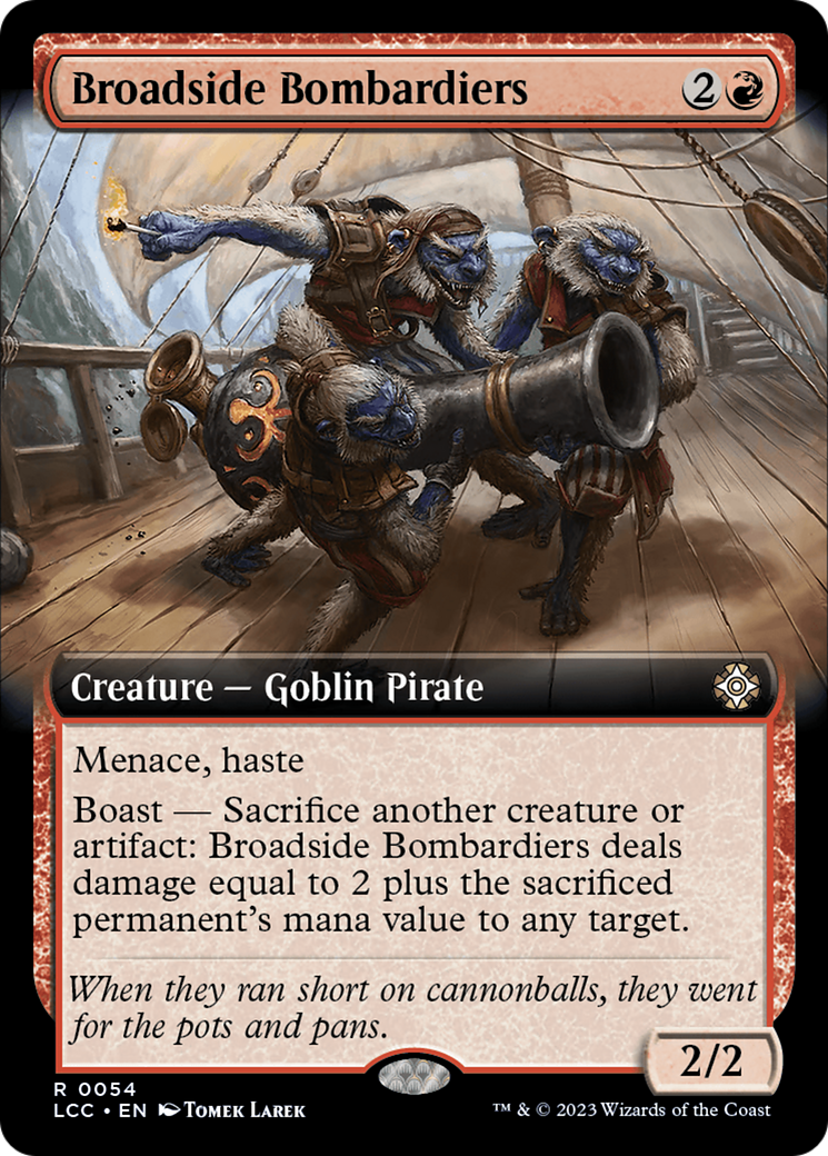 Broadside Bombardiers (Extended Art) [The Lost Caverns of Ixalan Commander] | Mindsight Gaming